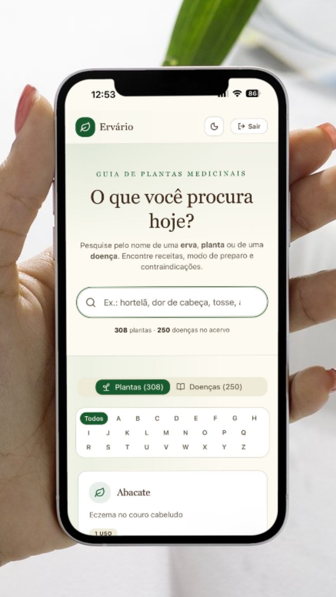 App Ervário